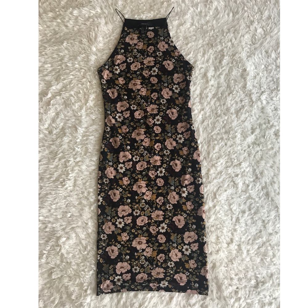 Forever21  Floral Bodycon Midi Dress, Size: S